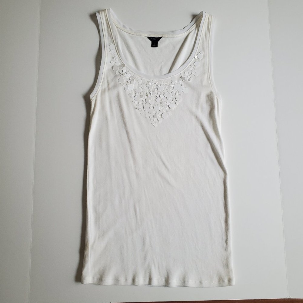 Ann Taylor Knit Top with Embellishments
